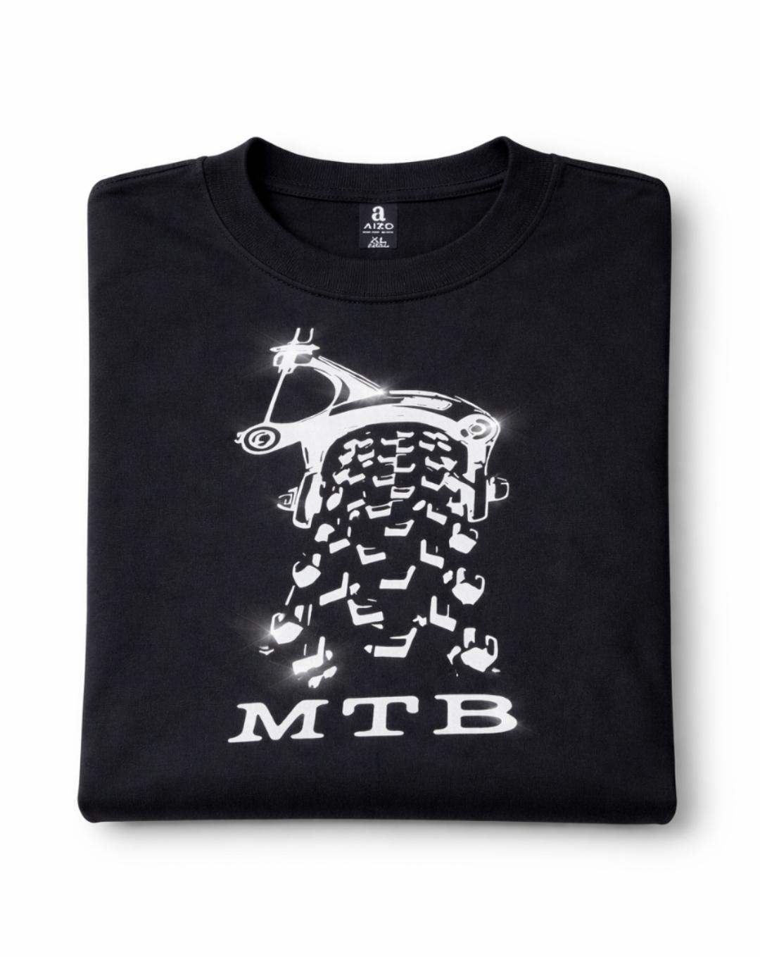 Gorilla Shred — Camiseta negra colección MTB